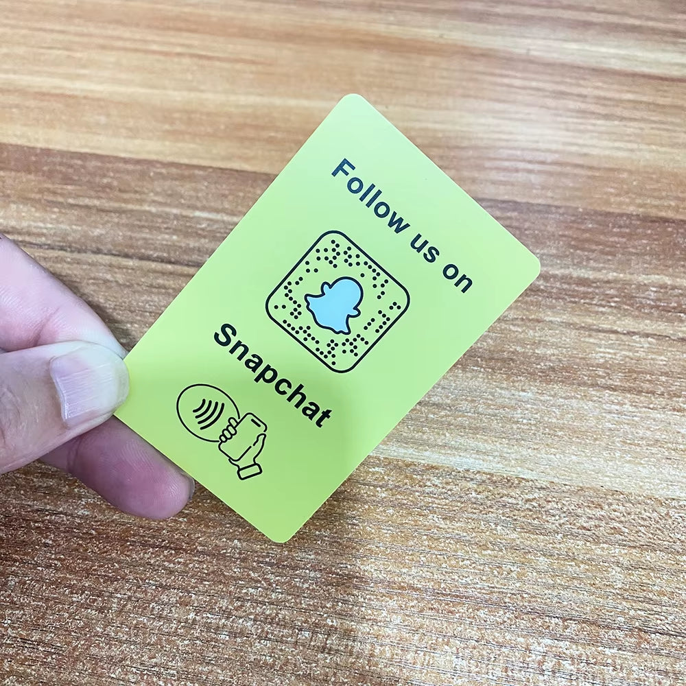 Standard NFC Instagram Google Review Cards Android/Iphone Tap URL Writing Social Business Review Cards