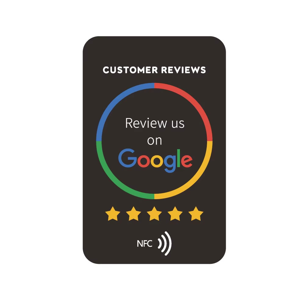 Standard NFC Instagram Google Review Cards Android/Iphone Tap URL Writing Social Business Review Cards