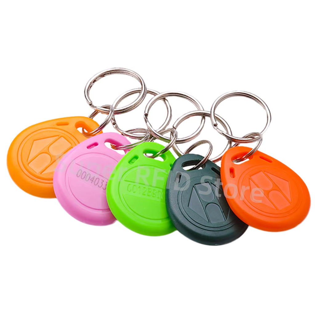 10/20Pcs RFID Keyfob125Khz Read-Only TK4100 EM4100 Proximity Smart Access Control ID Keychain Token Tag Access Control Card