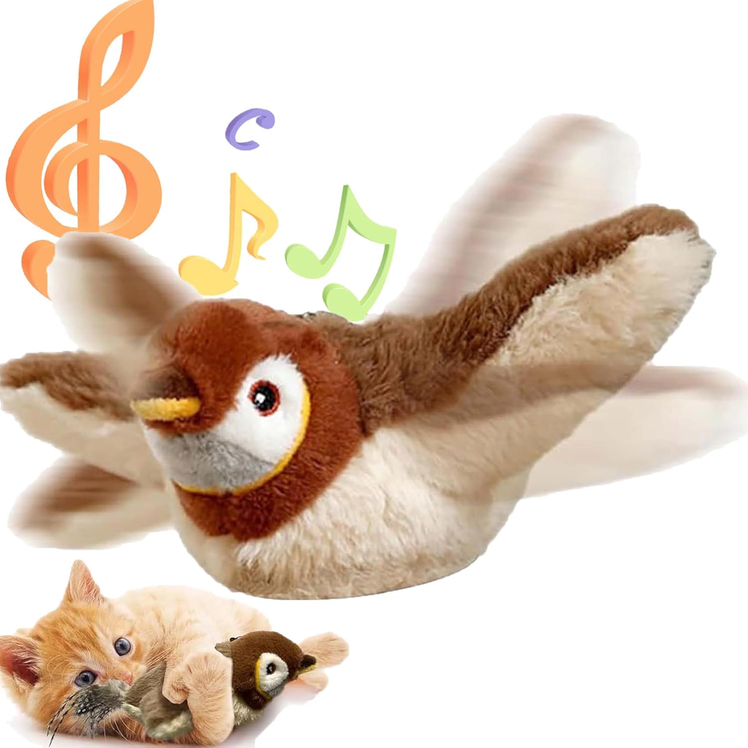 Chirping Sparrow Cat Playmate™