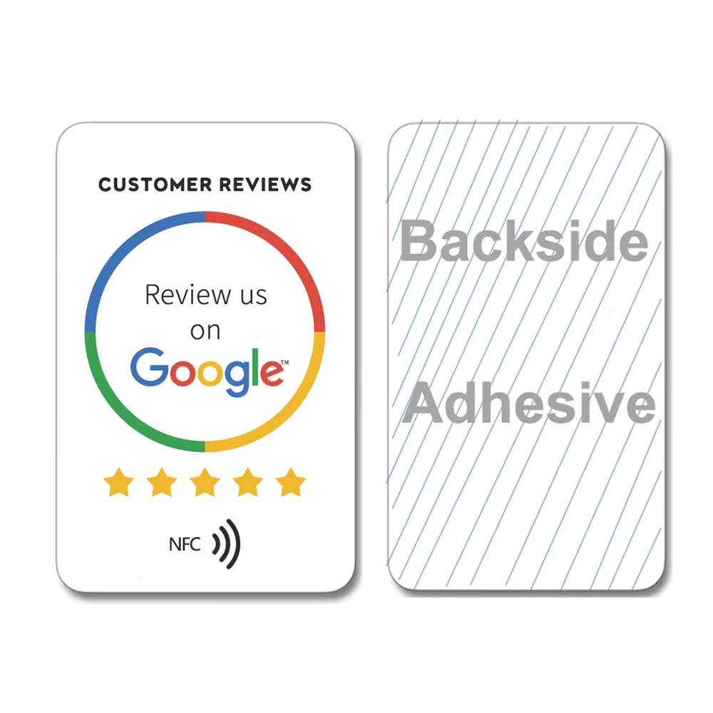 Standard NFC Instagram Google Review Cards Android/Iphone Tap URL Writing Social Business Review Cards