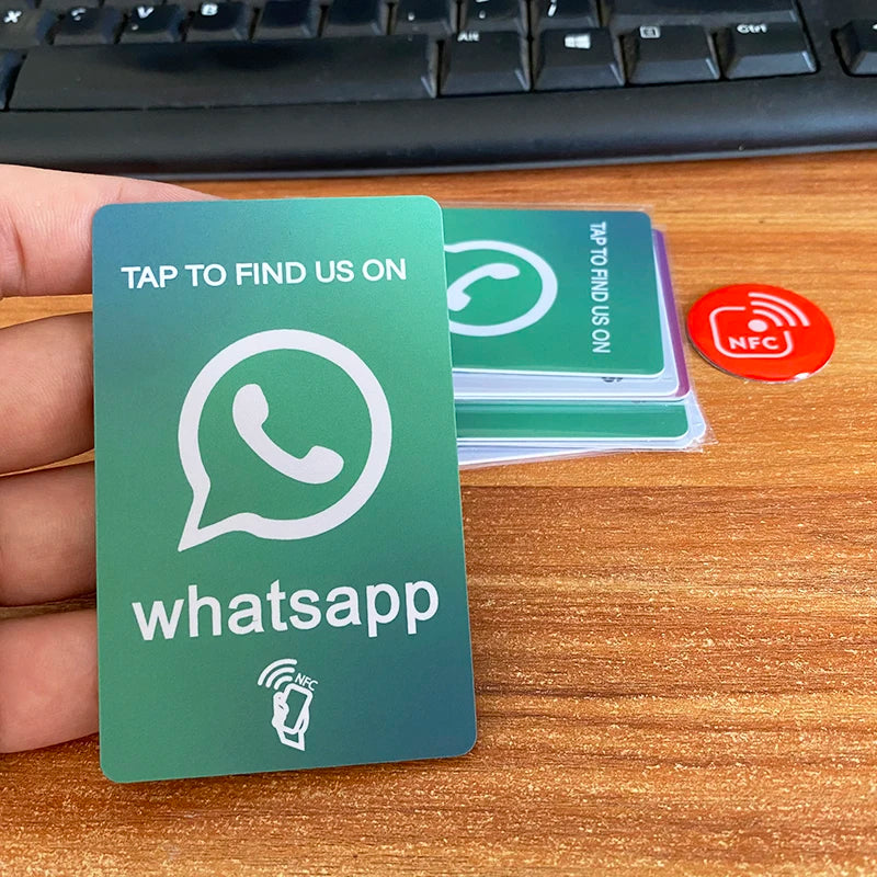 Standard NFC Instagram Google Review Cards Android/Iphone Tap URL Writing Social Business Review Cards