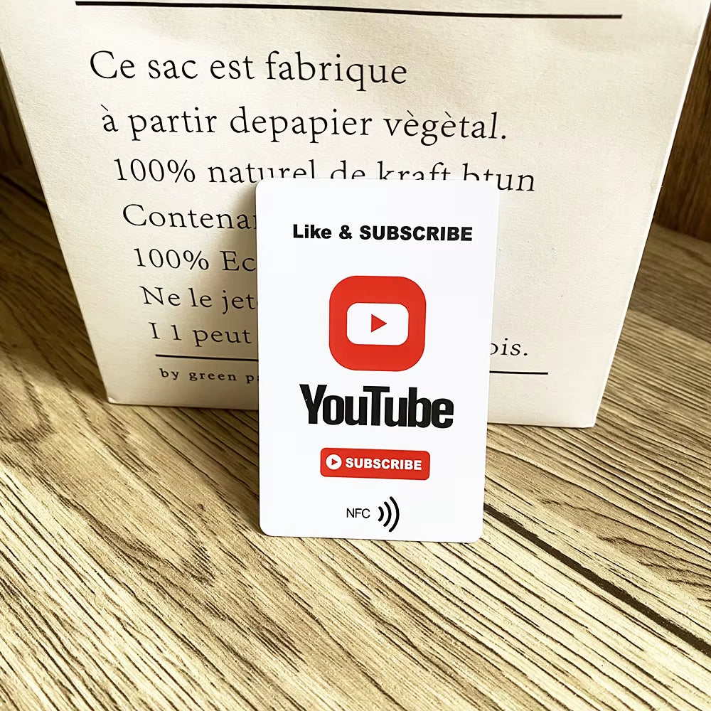 Standard NFC Instagram Google Review Cards Android/Iphone Tap URL Writing Social Business Review Cards