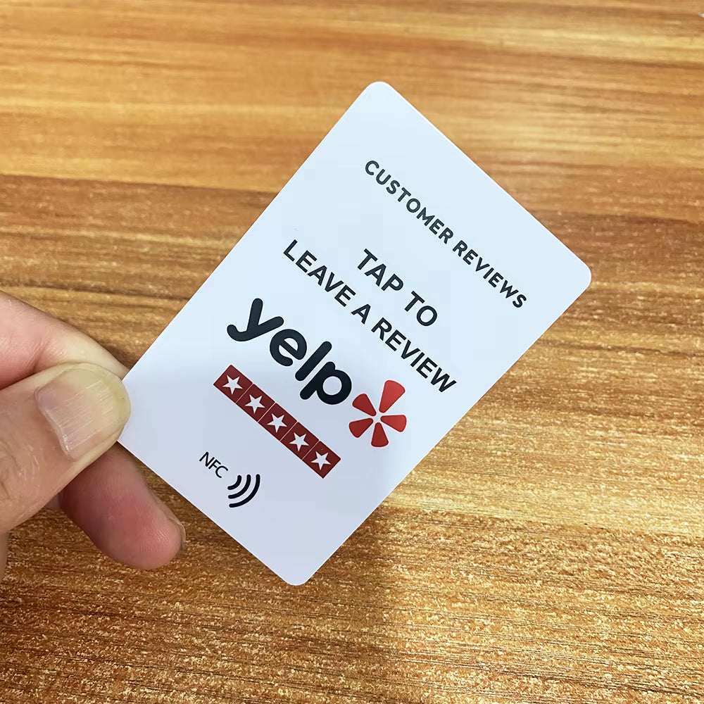 Standard NFC Instagram Google Review Cards Android/Iphone Tap URL Writing Social Business Review Cards