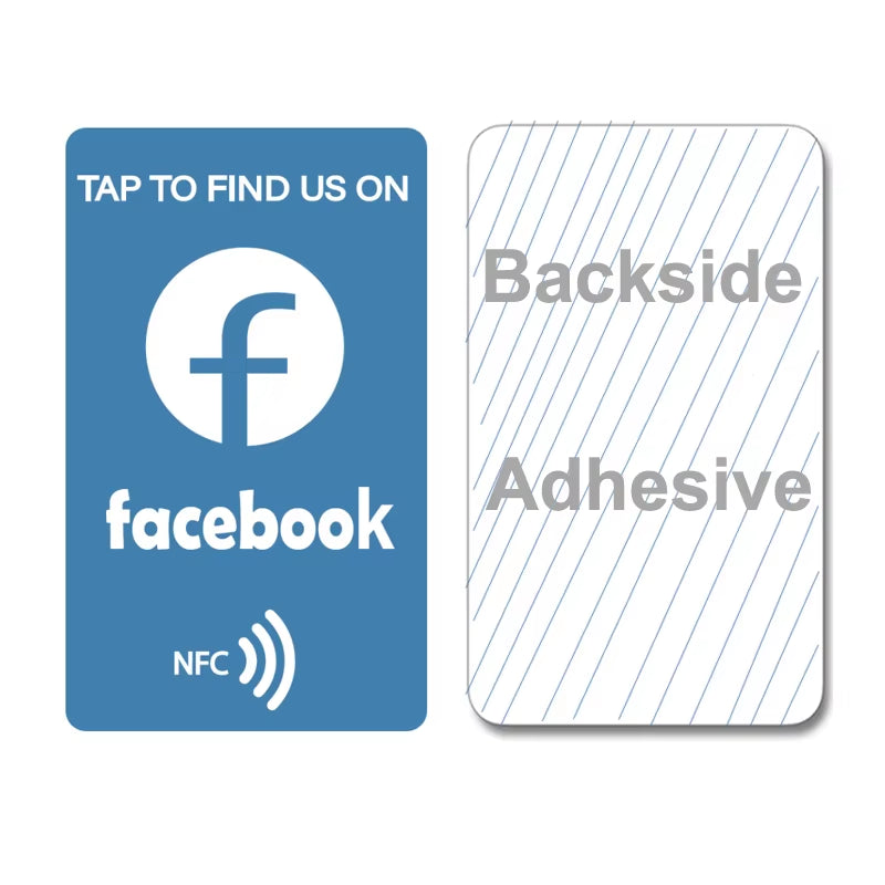 Standard NFC Instagram Google Review Cards Android/Iphone Tap URL Writing Social Business Review Cards